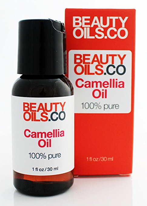 BEAUTYOILS.CO Camellia Oil - 100% Pure Cold-Pressed Face Beauty Oil Moisturizer (1 fl oz)