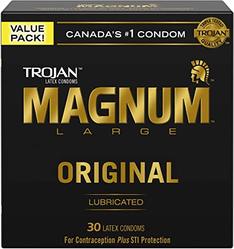 Trojan Magnum Comfortable Fit Condoms 30 Count