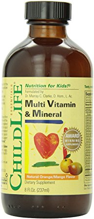 Child Life Multi Vitamin and Mineral, 8-Ounce Pack of 2