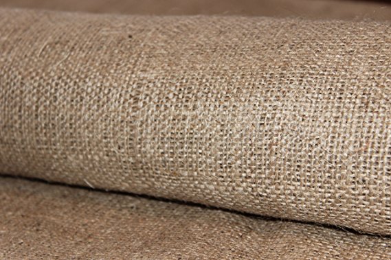 Burlapper Burlap Garden Fabric (40" x 15', Natural)