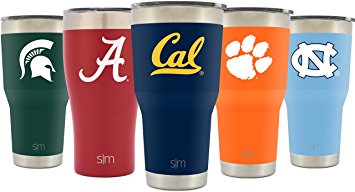 Simple Modern UC Berkeley University 30oz Cruiser Tumbler - Cal Vacuum Insulated Stainless Steel Travel Mug - California Golden Bears Tailgating College Flask - University Color