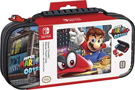 Nintendo Switch Officially Licensed Mario Odyssey Deluxe Travel Case