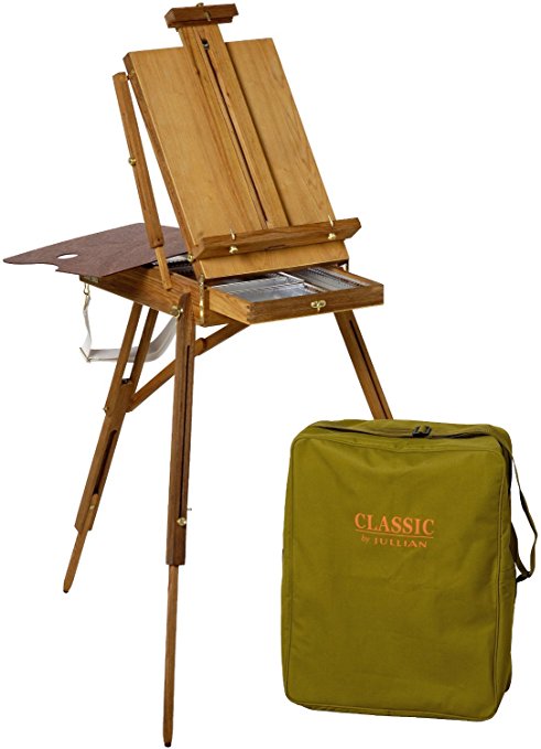 Martin Jullian Classic-Style Full Size Wooden French Sketch Box Easel