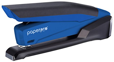 PaperPro inPOWER 20 Reduced Effort Desktop Stapler with Built-in Staple Remover, 20 Sheets, Blue/Black (1122)