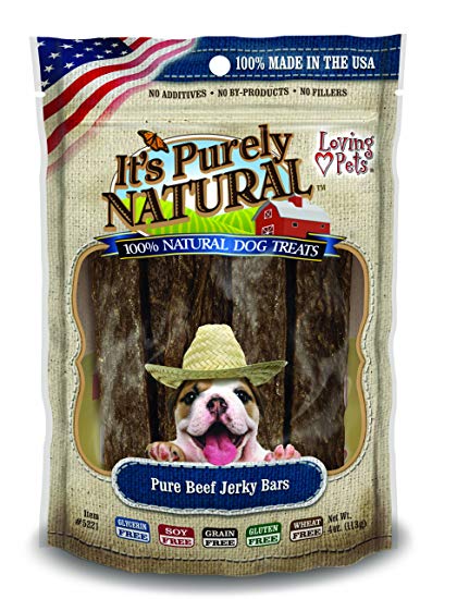 Loving Pets Products It's Purely Natural Dog Treat, 4-Ounce