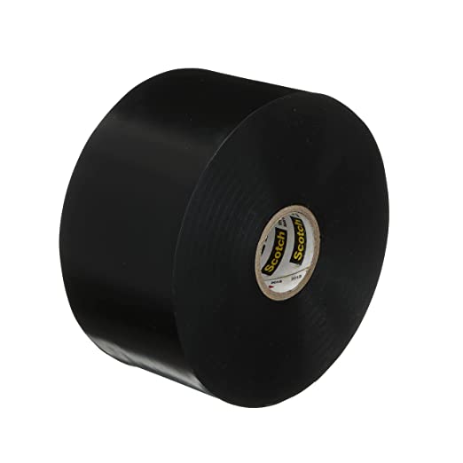 3M Scotch Vinyl Electrical Tape Super 88, 2 in x 36 yd, Black, 1 Roll, Premium Grade, Rubber Resin Adhesive, PVC Backing, All-Season Heavy Duty Electric Tape