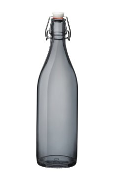 Bormioli Rocco Giara Bottle, 33.75-Ounce, Gray