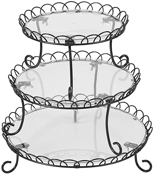 Wilton 3-Tier Customizable Iron Treat Stand, 13-Inch