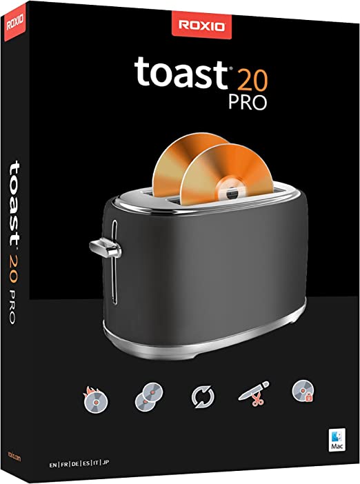 Roxio Toast 20 Pro | CD, DVD & Blu-ray Burner for Mac | Digital Media Management & Creativity Software Suite [Mac Disc]