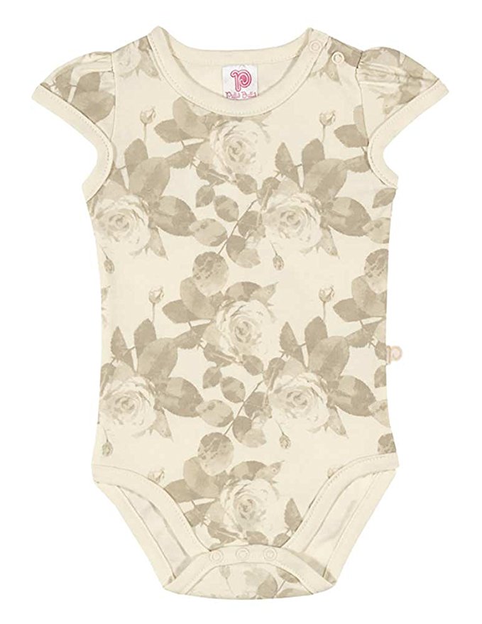 Baby Girl Bodysuit Infant Floral Onesie Style Pulla Bulla Sizes 3-12 Months