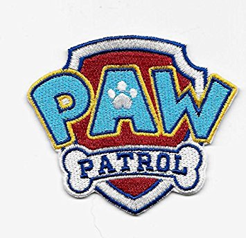 Paw Patrol Embroidered Iron On/Sew On Patch