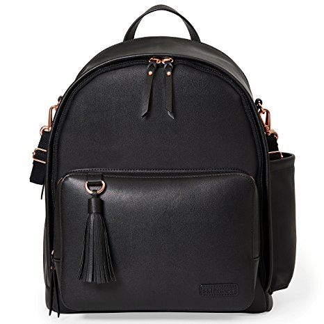 Skip Hop Greenwich Simply Chic Diaper Backpack, Black