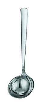 Rösle Stainless Steel Soup Ladle, Flat Handle, 3.7-Ounce