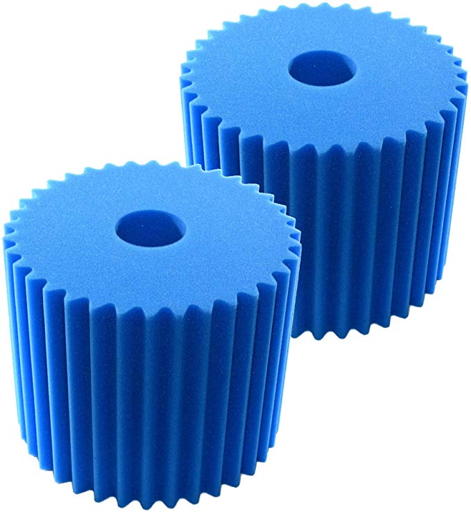 HQRP 2-Pack Blue Foam Filter (7" x 8 1/2") Compatible with Electrolux Aerus Centralux Central Vacuums E130 E130A E130B E130F E130G E130J 1590 1590A 1561 1569 1580 1584 Plus Coaster