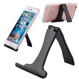 Buyus iPhone 6  6S Stand for Desk Also fits Apple iPhone 6 Plus6S Plus55S5C44S Samsung Galaxy S6S6 EdgeS5S4S3S6 Edge PlusNote 543LG G4G3 and More Black