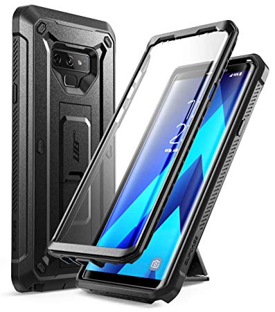 SUPCASE Unicorn Beetle Pro Series Full-Body Rugged Holster Cover Case with Built-in Screen Protector for Galaxy Note 9 (Black)