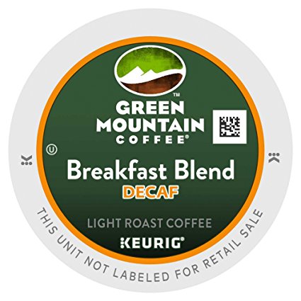 Green Mountain Coffee Decaf Breakfast Blend, K-Cup Portion Pack for Keurig K-Cup Brewers (Pack of 48)