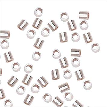 UnCommon Artistry Sterling Silver Crimp Beads 2x2mm (100)