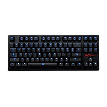 Tt eSPORTS POSEIDON ZX Blue Switch LED Backlit Mechanical Gaming Keyboard with Worlds First 5 Years Warranty KB-PZX-KLBLUS-01