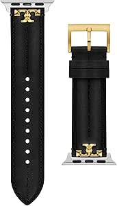 Tory Burch Women's Kira Designer Interchangeable Band for Apple Watch® Compatible with Series 1-9 or SE Apple Watch®