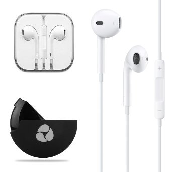 Mugmee® Premium Earbuds Earpods with Built in Mic and Volume Control (Carrying Case Included)
