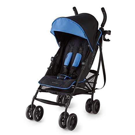 Summer Infant 3Dlite  Convenience Stroller, Blue/Matte Black