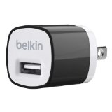 Belkin MiXiT Home and Travel Wall Charger with USB Port - 1 AMP  5 Watt Black