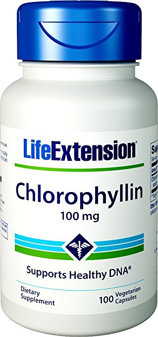 Life Extension Chlorophyllin (100mg, 100 Vegetarian Capsules)