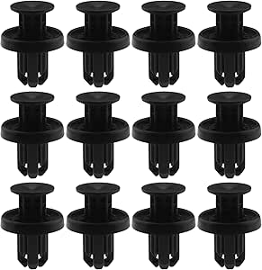 Micro Traders 50PCS Car Bumper Cover Clips 91505-TM8-003 Compatible with Accord Hybrid Civic Crosstour CR-V CR-Z HR-V Fender Grille Under Cover Push-Type Retainer Clips