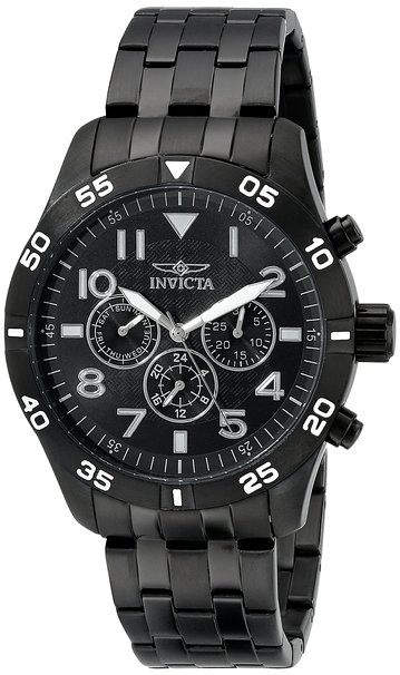Invicta Men's 19206 I-Force Analog Display Swiss Quartz Black Watch