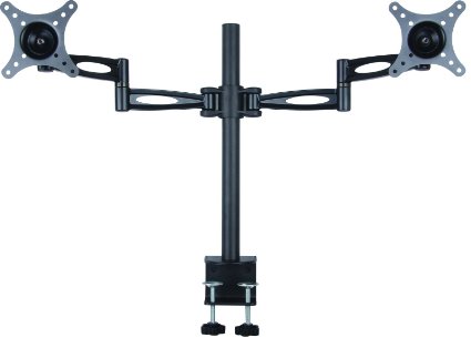 VIVO Dual LCD Monitor Desk Mount Stand Foldable/Articulating 2 Screens up to 27" (STAND-V002Y)