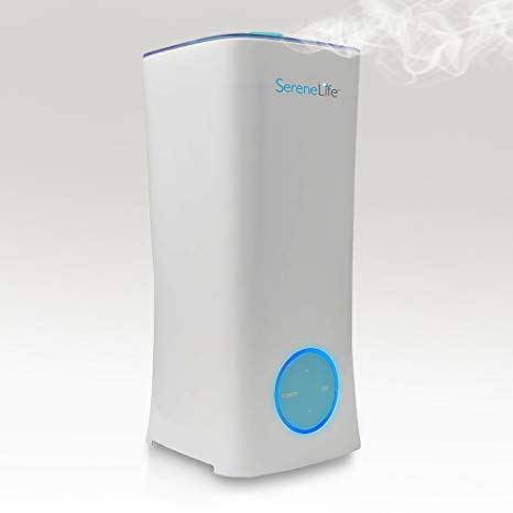 SereneLife Serene-Life PHUMDIF8 2.5 L Cool Mist Ultrasonic Humidifier with Oil Fragrance Diffuser