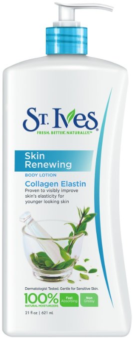 St. Ives Skin Renewing Body Lotion, 21 Ounce (Pack of 2)