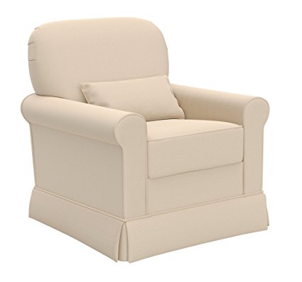 Storkcraft Avalon Upholstered Swivel Glider, Desert Sand