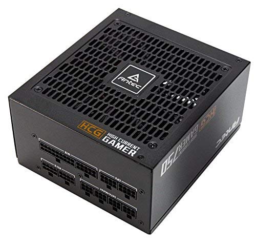 Antec HCG Gaming 80 Plus Bronze Certified Power Supply 750W, Fully Modular ATX12V with 100% Japanese Capacitors & 135mm DBB Fan