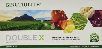 Nutrilite Double X VitaminMineralPhytonutrient 31-day supply with case