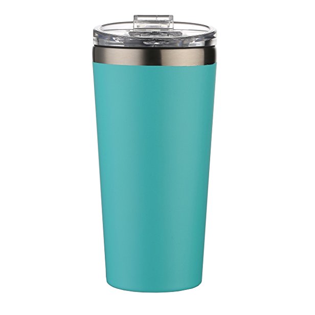 AA Products 16oz Tumbler-Vacuum Insulated Double-Walled 18/8 Stainless Steel Water Bottle / Travel Coffee Mug For Cars, Home,Office,School-Blue