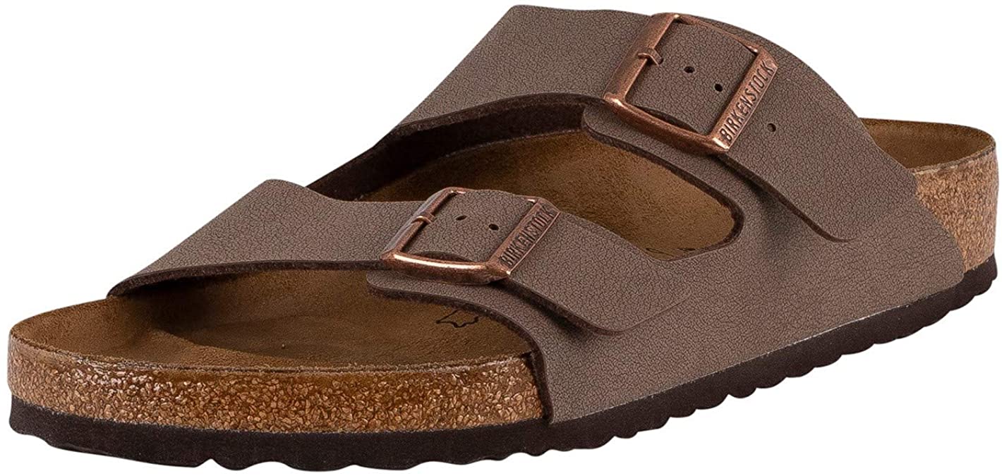 Birkenstock Arizona Classic Birkibuc Sandal - Men's Mocha Birkibuc, 41.0