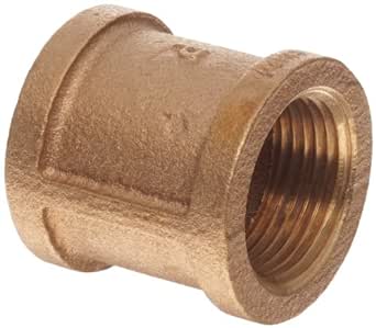 Anderson Metals - 38103-16 Brass Pipe Fitting, Coupling, 1" Female