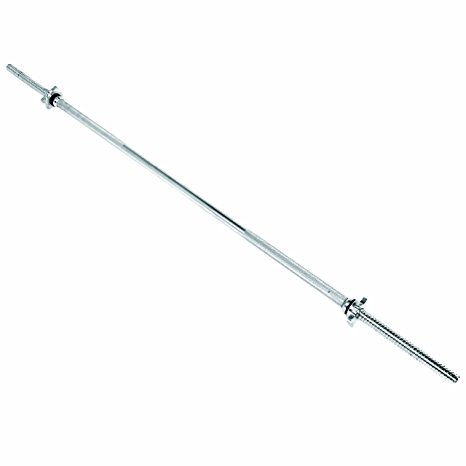 CAP Barbell Standard 1-Inch Threaded Bar with Collars