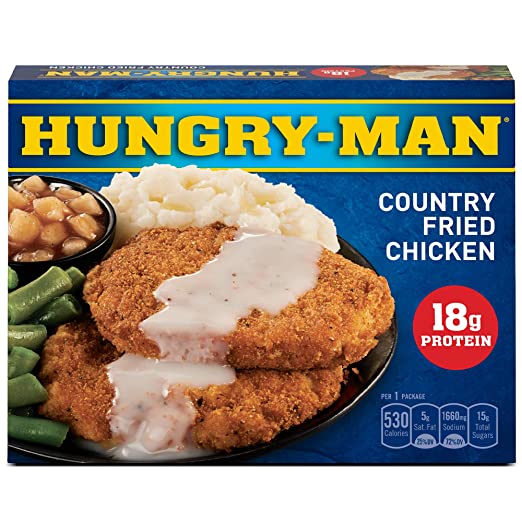 Hungry Man Country Fried Chicken, 16 Ounce (frozen)