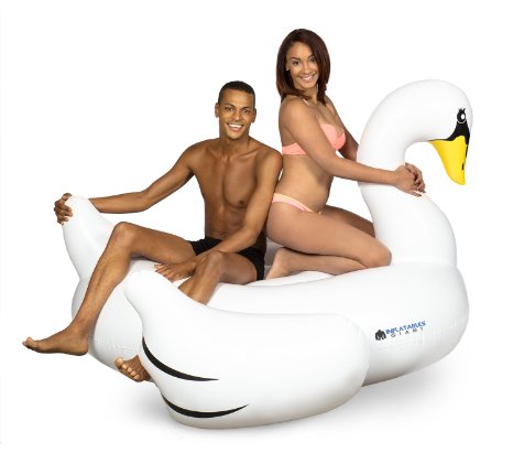 Inflatables Giant White Swan Pool Float