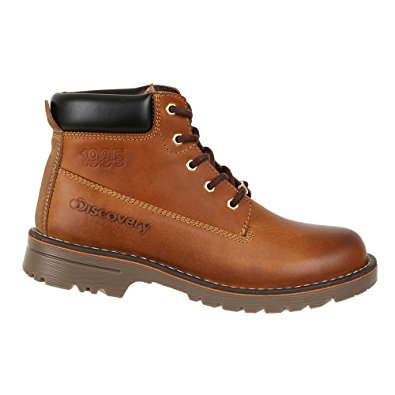 Discovery Expedition Men's Casual Outdoor Leather Lace-Up Boot w/Traction Sole