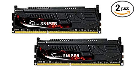 G.Skill 16GB (2 x 8GB) DDR3 PC3-14900 1866MHz Sniper Series (9-10-9-28) Dual Channel kit (F3-1866C9D-16GSR)