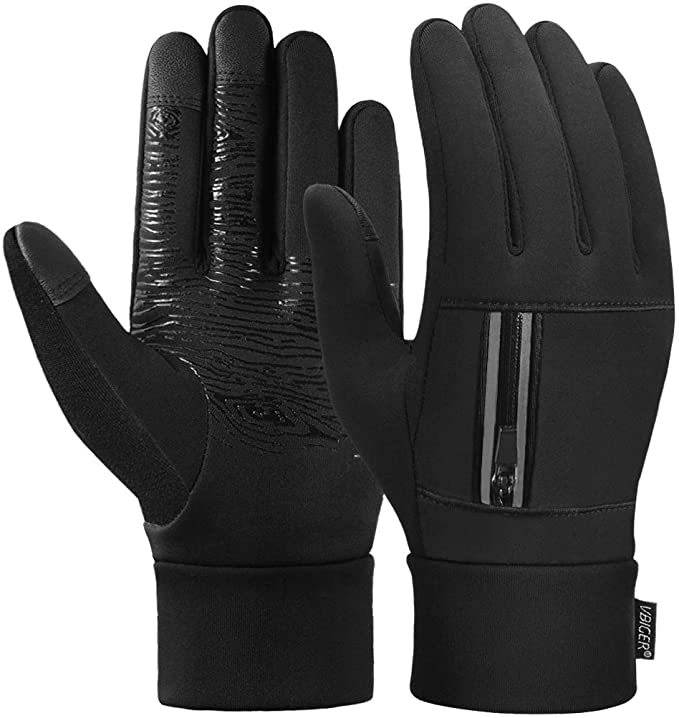 VBIGER Sports Touchscreen Gloves Anti-slip Palm Running Cycling Gloves Driving Warm Gloves for Men Women