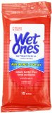 Wet Ones Antibacterial Hand  Wipes Travel Pack 15-Count Pack of 12colors may vary