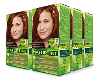 Naturtint Permanent Hair Color - 5C Light Copper Chestnut, 5.28 fl oz (6-pack)