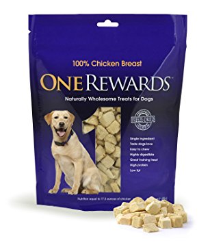 One Rewards Chicken Breast Freeze Dried Dog Treats, 20-Ounce