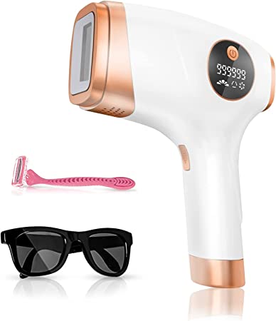 Epilator Laser Hair Remover for Women & Men 999900 Energy Emission Full Body At Home Treatmen