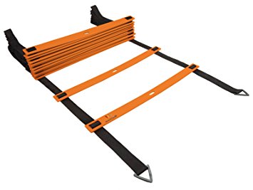 Wacces Speed Super Flat Adjustable Speed Agility Ladder for Soccer, Speed, Football, Fitness with Free Carry Bag